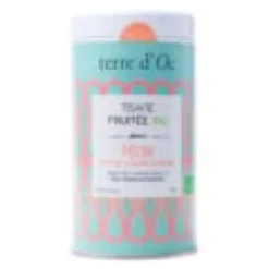 Tisane bio pêche verveine orange