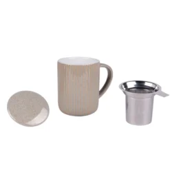 Tisanière tiao gris-beige 47 cl Beige