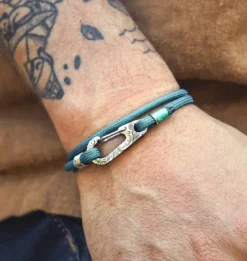Topo bracelet mousqueton escalade homme