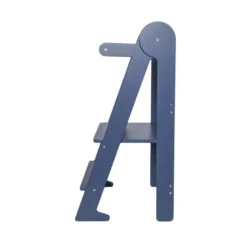Tour d'apprentissage pliable premium montessori bleu marine Bleu