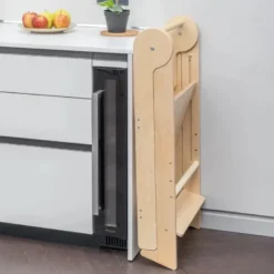 Tour d'apprentissage pliable premium montessori crème beige Beige