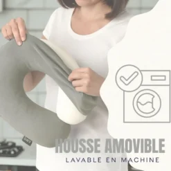 Tour de cou chauffant noyaux de cerise micro-onde - naturel, lavable & réutilisa