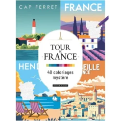 Tour de France 40 Coloriages Mystère