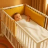 Tour de lit en coton bio honey