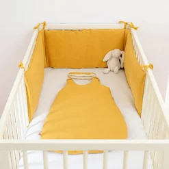 Tour de lit en coton bio honey