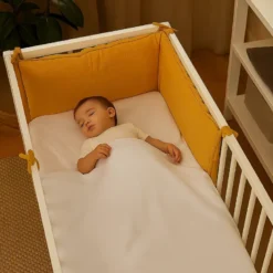 Tour de lit en coton bio honey