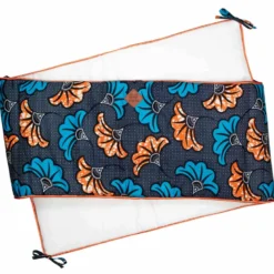 Tour de lit universel wax fleurs