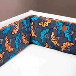 Tour de lit universel wax fleurs