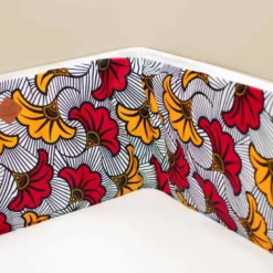 Tour de lit universel wax fleurs