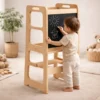 Tour observation montessori bébé enfant - pliable en table bureau tableau dessin