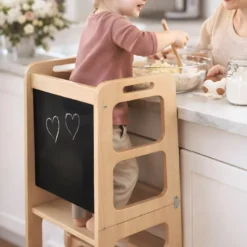 Tour observation montessori bébé enfant - pliable en table bureau tableau dessin