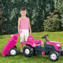 Tracteur à pédales licorne