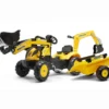 Tractopelle enfant komatsu wb93r avec remorque + excavatrice 2 à 5 ans - falk