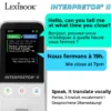 Traducteur vocal et appareil photo