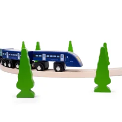Train à grande vitesse en bois 1