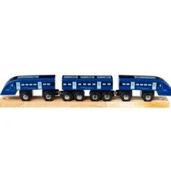 Train à grande vitesse en bois 1