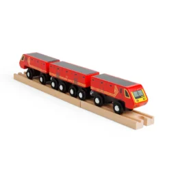 Train postal en bois