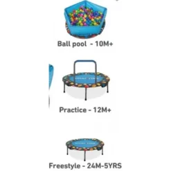 Trampoline activity center 3in1 blue