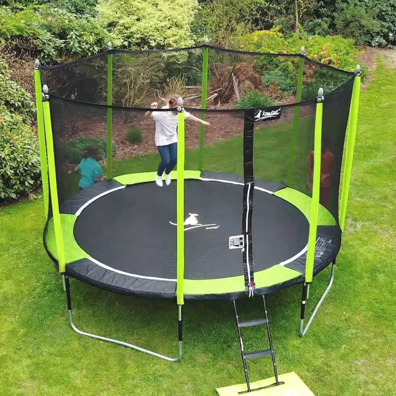 Trampoline jumpi vert et noir 300