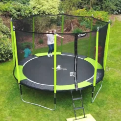 Trampoline jumpi vert et noir 250