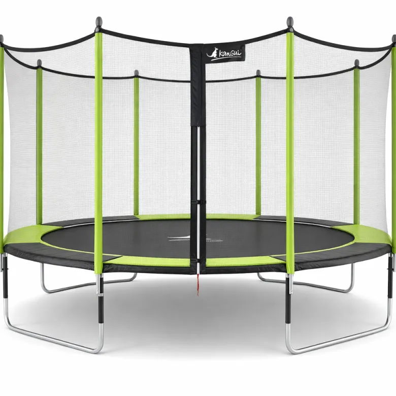 Trampoline jumpi vert et noir 360
