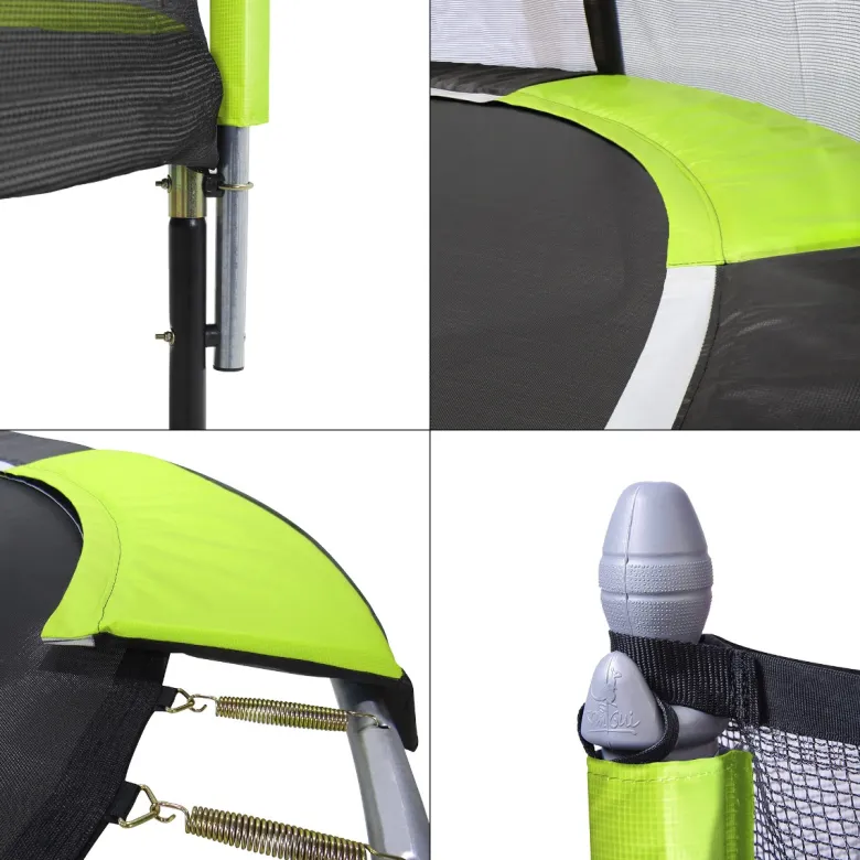 Trampoline jumpi vert et noir 430