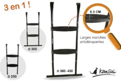 Trampoline jumpi vert et noir 430