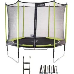 Trampoline jumpi vert-noir 300