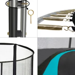 Trampoline punchi bleu 430