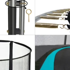 Trampoline punchi bleu 430