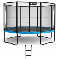 Trampoline punchi bleu 360