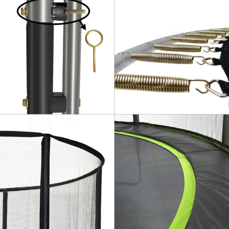 Trampoline punchi vert 360