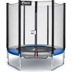 Trampoline ralli bleu-gris ø180