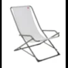 Transat - dondolina - acier anthracite batyline blanc-gris l.92xl.63xh.83cm