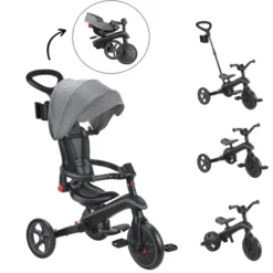 Tricycle explorer 4-en-1 évolutif et pli