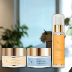 Trio hydratant vit c + a.hyaluronic