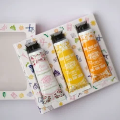 Trio parisien crèmes mains rose mademoiselle, jasmin et amande & miel