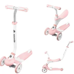 Trottinette enfant évolutive 50 kg rose