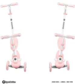 Trottinette enfant évolutive 50 kg rose