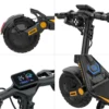Trottinette électrique eboost go - 25 km/h, 40 km autonomie, batterie 48v 2