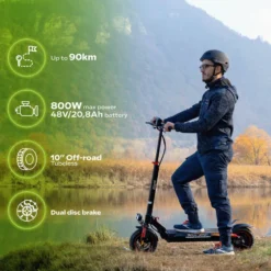 Trottinette électrique eboost infinity - 25 km, 70 km autonomie, batterie