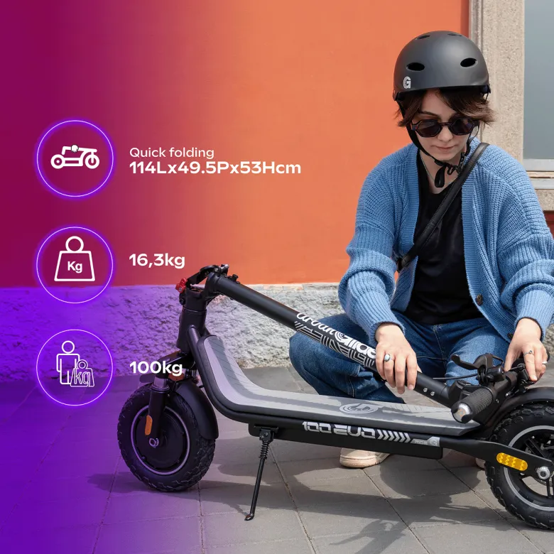 Trottinette électrique ezway ex100 - 25 km / 25 km d'autonomie, batterie 2
