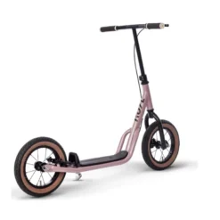 Trottinette puky noir - rose