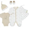 Trousseau naissance blanc 1 mois