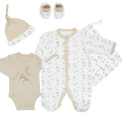 Trousseau naissance blanc 1 mois