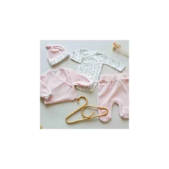 Trousseau naissance rose 0 mois