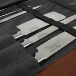 Trousse à couteaux chef charbon