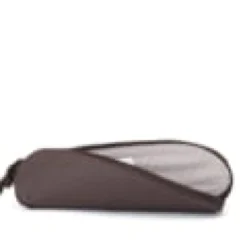 Trousse cuir twisty café