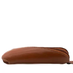 Trousse cuir twisty havane