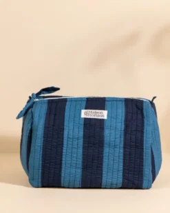 Trousse de toilette banita rayures ultra bleu